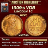 *Highlight* 1909-s VDB Lincoln Cent 1c ms67 rd SEGS (fc)