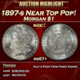1897-s Morgan Dollar Near Top Pop! $1 ms67+ SEGS