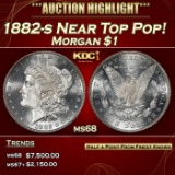 1882-s Morgan Dollar Near Top Pop! $1 ms68 SEGS