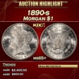 1890-s Morgan Dollar $1 ms65+ SEGS