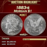 1883-s Morgan Dollar $1 ms62+ USCG