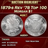 1879-s Rev '78 Top 100 Morgan Dollar $1 ms64+ SEGS