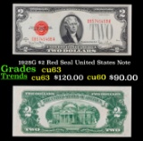 1928G $2 Red Seal United States Note Grades Select CU