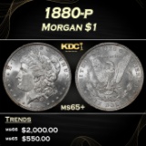 1880-p Morgan Dollar $1 ms65+ SEGS