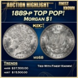 1889-p Morgan Dollar TOP POP! $1 ms68 SEGS