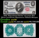 1896 $2 Large Size Silver Certificate 
