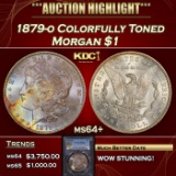 PCGS 1879-o Morgan Dollar Colorfully Toned 1 ms64+ PCGS