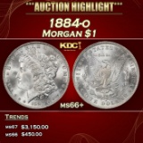 1884-o Morgan Dollar $1 ms66+ SEGS