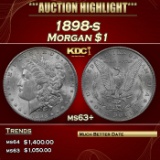1898-s Morgan Dollar $1 ms63+ USCG