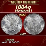 1884-o Morgan Dollar $1 ms67 SEGS