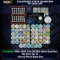 Complete 1999-2009 COLORIZED State Quarters 56-Coin Set in Cherry Wood Style Box Other Toy