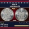 1891-p Morgan Dollar $1 Grades ms62