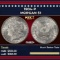 1904-p Morgan Dollar $1 Grades ms62+