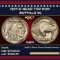 1927-p Buffalo Nickel Near Top Pop 5c ms67+ SEGS