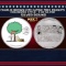 Charlie Brown Kite Eating Tree Peanuts Colorized Style - 1 oz Silver Round Round