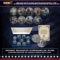 1995 STAR WARS 9 Coin Limited Edtion Official 1976 Scoreboard Inc, Bicentennial Eisenhower Dollar $1