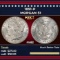 1891-p Morgan Dollar $1 Grades ms62