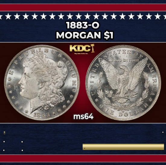 1883-o Morgan Dollar $1 Grades ms64