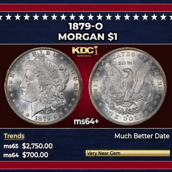 1879-o Morgan Dollar $1 ms64+ SEGS