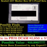 Original sealed box 5- 1977 United States Mint Proof Sets