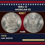 1884-o Morgan Dollar $1 Grades ms66