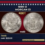 1899-o Morgan Dollar $1 Grades ms65