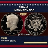 1984-s Proof Kennedy Half Dollar 50c pr70 dcam SEGS