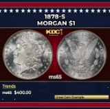 1878-s Morgan Dollar $1 Grades ms65