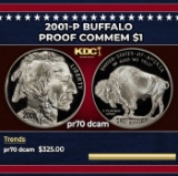 2001-P Buffalo Proof Modern Commem Dollar $1 pr70 dcam SEGS