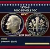 1970-s Proof Roosevelt Dime 10c pr69 dcam SEGS