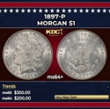 1897-p Morgan Dollar $1 Grades ms64+