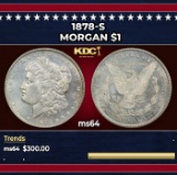 1878-s Morgan Dollar $1 Grades ms64