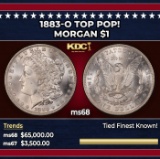 1883-o Morgan Dollar TOP POP! $1 ms68 SEGS