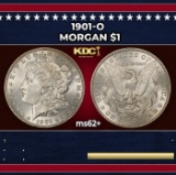 1901-o Morgan Dollar $1 Grades ms62+