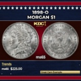 1898-o Morgan Dollar $1 Grades ms65