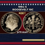 1994-s Proof Roosevelt Dime 10c pr70 dcam SEGS