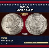 1921-d Morgan Dollar $1 Grades ms65
