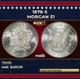 1878-s Morgan Dollar $1 Grades ms65