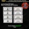 4x Small Sized $5 Notes 1934/1953 Silver Certificates & 1953/1963 $5 US Notes Grades CU