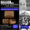 GIMBLES Unc Peace Dollar $1 Roll 10 Coin B Grade