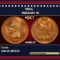 1904 Indian Cent . 1c Grades ms65 rd