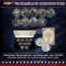 1995 STAR WARS 9 Coin Limited Edtion Official 1980 Scoreboard Inc, US Quarter Set w/ Box Other Toy