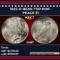 1925-p Peace Dollar Near Top Pop $1 ms67 SEGS