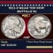 1923-p Buffalo Nickel Near Top Pop! 5c ms67 SEGS