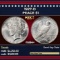 1927-d Peace Dollar $1 ms64+ SEGS