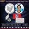 Young Tom Brady New England Patriots NFL 1oz Silver Eagle $1 w/ Display Box & COA Other Toy