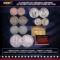 6 Coin Set of Original Historic US Silver Circulating Coins w/ COA Other Toy