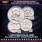 3 Coin 1951 Franklin Half Dollar P,D,S Set Uncirculated