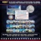 28 Pc Set Historic American Lighthouses Colorized Washington Crossing Delaware Quarters Other Toy