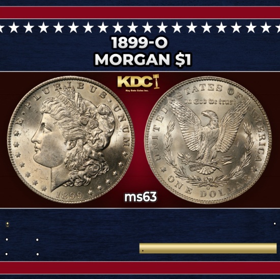 1899-o Morgan Dollar $1 Grades ms63